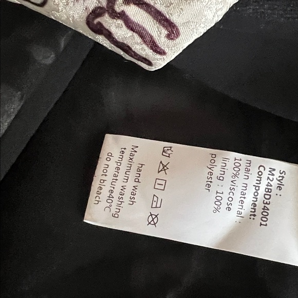 MUKZIN Animal Print Cheongsam Shirt kimono cats birds dynasty L - Picture 10 of 10